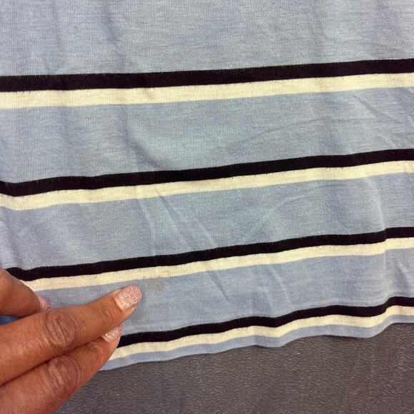 Vintage Levi's Mens XL Polo Striped Thin Embroider Logo Preppy Academia Golf - Picture 6 of 10